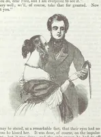 An illustration from The Sisters; or, the Fatal marriages ... Illustrated with fifty-eight engravings by Kenny Meadows and Alfred Crowquill: a portrait of the author: and twenty-two etchings on steel, by Onwhyn. Second edition, with additions (1851)