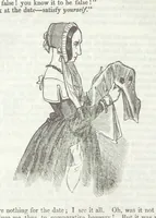 An illustration from The Sisters; or, the Fatal marriages ... Illustrated with fifty-eight engravings by Kenny Meadows and Alfred Crowquill: a portrait of the author: and twenty-two etchings on steel, by Onwhyn. Second edition, with additions (1851)