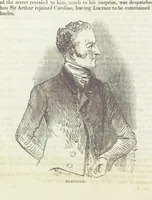 An illustration from The Sisters; or, the Fatal marriages ... Illustrated with fifty-eight engravings by Kenny Meadows and Alfred Crowquill: a portrait of the author: and twenty-two etchings on steel, by Onwhyn. Second edition, with additions (1851)
