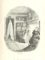 An illustration from Sylvester Sound, the Somnambulist. (Illustrated by Onwhyn.) [With a portrait of the author (1844)