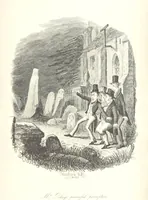 An illustration from Sylvester Sound, the Somnambulist. (Illustrated by Onwhyn.) [With a portrait of the author (1844)