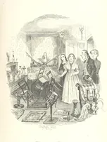 An illustration from Sylvester Sound, the Somnambulist. (Illustrated by Onwhyn.) [With a portrait of the author (1844)