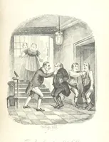 An illustration from Sylvester Sound, the Somnambulist. (Illustrated by Onwhyn.) [With a portrait of the author (1844)