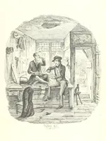 An illustration from Sylvester Sound, the Somnambulist. (Illustrated by Onwhyn.) [With a portrait of the author (1844)