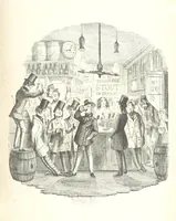 An illustration from Sylvester Sound, the Somnambulist. (Illustrated by Onwhyn.) [With a portrait of the author (1844)