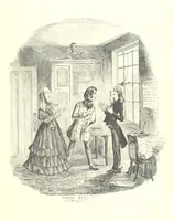 An illustration from Sylvester Sound, the Somnambulist. (Illustrated by Onwhyn.) [With a portrait of the author (1844)