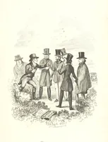 An illustration from Sylvester Sound, the Somnambulist. (Illustrated by Onwhyn.) [With a portrait of the author (1844)