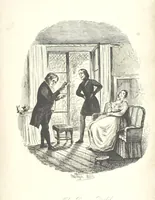 An illustration from Sylvester Sound, the Somnambulist. (Illustrated by Onwhyn.) [With a portrait of the author (1844)