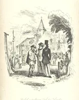 An illustration from Sylvester Sound, the Somnambulist. (Illustrated by Onwhyn.) [With a portrait of the author (1844)