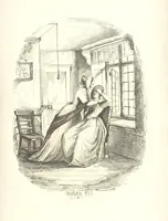 An illustration from Sylvester Sound, the Somnambulist. (Illustrated by Onwhyn.) [With a portrait of the author (1844)