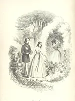 An illustration from Sylvester Sound, the Somnambulist. (Illustrated by Onwhyn.) [With a portrait of the author (1844)