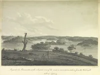 An illustration from An Account of the English Colony in New South Wales ... To which are added, some particulars of New Zealand; compiled ... from the MSS. of Lieutenant-Governor King ... Illustrated by engravings (1804)