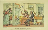 Picture 29 of 79 from Doctor Syntax's Three Tours: in search of the picturesque, consolation, and a wife ... The original edition, complete and unabridged, with the life and adventures of the author ... by John Camden Hotten. Eighty full page illustrations drawn and coloured after the originals by T. Rowlandson (1868), leaf 215