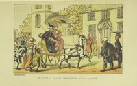 Picture 30 of 79 from Doctor Syntax's Three Tours: in search of the picturesque, consolation, and a wife ... The original edition, complete and unabridged, with the life and adventures of the author ... by John Camden Hotten. Eighty full page illustrations drawn and coloured after the originals by T. Rowlandson (1868), leaf 225