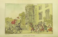 Picture 46 of 79 from Doctor Syntax's Three Tours: in search of the picturesque, consolation, and a wife ... The original edition, complete and unabridged, with the life and adventures of the author ... by John Camden Hotten. Eighty full page illustrations drawn and coloured after the originals by T. Rowlandson (1868), leaf 354