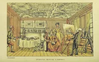 Picture 49 of 79 from Doctor Syntax's Three Tours: in search of the picturesque, consolation, and a wife ... The original edition, complete and unabridged, with the life and adventures of the author ... by John Camden Hotten. Eighty full page illustrations drawn and coloured after the originals by T. Rowlandson (1868), leaf 370