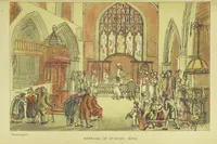 Picture 50 of 79 from Doctor Syntax's Three Tours: in search of the picturesque, consolation, and a wife ... The original edition, complete and unabridged, with the life and adventures of the author ... by John Camden Hotten. Eighty full page illustrations drawn and coloured after the originals by T. Rowlandson (1868), leaf 375