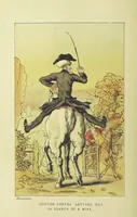 An illustration from Doctor Syntax's Three Tours: in search of the picturesque, consolation, and a wife ... The original edition, complete and unabridged, with the life and adventures of the author ... by John Camden Hotten. Eighty full page illustrations drawn and coloured after the originals by T. Rowlandson (1868)