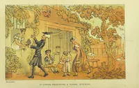 Picture 62 of 79 from Doctor Syntax's Three Tours: in search of the picturesque, consolation, and a wife ... The original edition, complete and unabridged, with the life and adventures of the author ... by John Camden Hotten. Eighty full page illustrations drawn and coloured after the originals by T. Rowlandson (1868), leaf 470