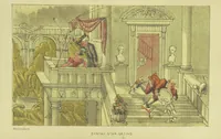 Picture 68 of 79 from Doctor Syntax's Three Tours: in search of the picturesque, consolation, and a wife ... The original edition, complete and unabridged, with the life and adventures of the author ... by John Camden Hotten. Eighty full page illustrations drawn and coloured after the originals by T. Rowlandson (1868), leaf 495