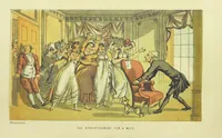 Picture 73 of 79 from Doctor Syntax's Three Tours: in search of the picturesque, consolation, and a wife ... The original edition, complete and unabridged, with the life and adventures of the author ... by John Camden Hotten. Eighty full page illustrations drawn and coloured after the originals by T. Rowlandson (1868), leaf 528