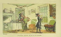 Picture 7 of 79 from Doctor Syntax's Three Tours: in search of the picturesque, consolation, and a wife ... The original edition, complete and unabridged, with the life and adventures of the author ... by John Camden Hotten. Eighty full page illustrations drawn and coloured after the originals by T. Rowlandson (1868), leaf 81