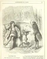 An illustration from The Confessions of a Page: or Revelations of the times of George the Fourth. By the author of the fourth series of the “Mysteries of London.” (Illustrated by “Phiz.”) (1861)