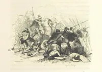 An illustration from Geschiedenis van België ... Versierd met 200 houtsneden, etc (1845)