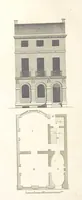 An illustration from The New Builder's Magazine, and Complete Architectural Library, for architects, surveyors, carpenters, etc (1819)