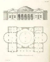 An illustration from The New Builder's Magazine, and Complete Architectural Library, for architects, surveyors, carpenters, etc (1819)