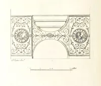 An illustration from The New Builder's Magazine, and Complete Architectural Library, for architects, surveyors, carpenters, etc (1819)