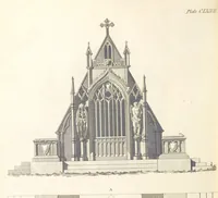 An illustration from The New Builder's Magazine, and Complete Architectural Library, for architects, surveyors, carpenters, etc (1819)