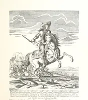 An illustration from Avvisi del cavaliere Federico Cornaro, ambasciatore veneto, circa l'assedio e la presa della fortezza di Buda nell'anno 1686. Con traduzione ungherese ed introduzione storica da Sigismondo Bubics. (Cornaro Frigyes velenczei követ Jelentései, etc.) [With plates, including portraits.] Ital. & Hung (1891)