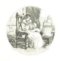 An illustration from Dramatic Scenes. With other poems, now first printed ... Illustrated (1857)