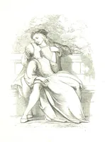 An illustration from Dramatic Scenes. With other poems, now first printed ... Illustrated (1857)