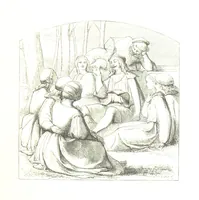 An illustration from Dramatic Scenes. With other poems, now first printed ... Illustrated (1857)
