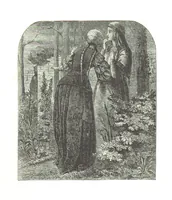 An illustration from Dramatic Scenes. With other poems, now first printed ... Illustrated (1857)