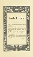 An illustration from Irish Lyrics, Songs & Poems (1879)