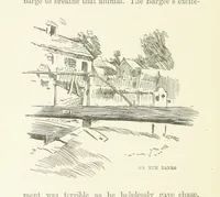 An illustration from Two Girls on a Barge ... With forty-four illustrations by F. H. Townsend (1891)