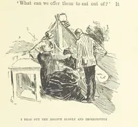 An illustration from Two Girls on a Barge ... With forty-four illustrations by F. H. Townsend (1891)
