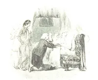 An illustration from Poems ... With a biographical and critical introduction by the Rev. Thomas Dale, and seventy-five illustrations, engraved by J. Orrin Smith, from drawings by John Gilbert (1841)