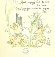 An illustration from Flora's Feast. A masque of flowers, penned & pictured by Walter Crane (1889)