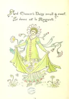 An illustration from Flora's Feast. A masque of flowers, penned & pictured by Walter Crane (1889)