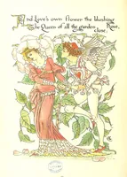 An illustration from Flora's Feast. A masque of flowers, penned & pictured by Walter Crane (1889)