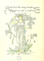 An illustration from Flora's Feast. A masque of flowers, penned & pictured by Walter Crane (1889)
