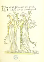 An illustration from Flora's Feast. A masque of flowers, penned & pictured by Walter Crane (1889)