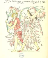 An illustration from Flora's Feast. A masque of flowers, penned & pictured by Walter Crane (1889)