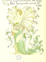 An illustration from Flora's Feast. A masque of flowers, penned & pictured by Walter Crane (1889)