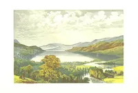 An illustration from Scottish Loch Scenery. Illustrated in a series of coloured plates from drawings by A. F. Lydon. With descriptive text by T. A. Croal (1882)