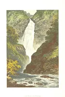 An illustration from Scottish Loch Scenery. Illustrated in a series of coloured plates from drawings by A. F. Lydon. With descriptive text by T. A. Croal (1882)